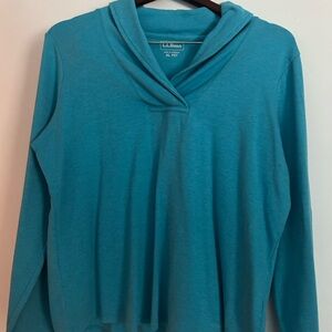 L.L. Bean Women's Teal Long Sleeve Top